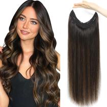 Extensões de cabelo Halo Doupor 100% Remy Human Hair 18 polegadas Extensões de cabelo Halo Doupor 100% Remy Human Hair 18 polegadas