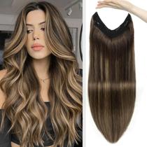 Extensões de cabelo Halo Doupor Real Human Hair 14 polegadas/80g 2T2P6