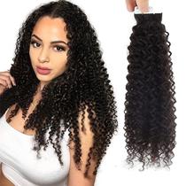 Extensões de Cabelo Humano Kinky Curly - Fita Dupla Face 22" - 20 Unidades (50g) Extensões de Cabelo Humano Kinky Curly - Fita Dupla Face 22" - 20 Unidades (50g)