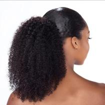 Extensões De Cabelo Humano Remy Mongol 4B 4C De 10 a 24 Polegadas, Rabo De Cavalo Afro Cacheado Com Extensões De Cabelo Humano Remy Mongol 4B 4C De 10 a 24 Polegadas, Rabo De Cavalo Afro Cacheado Com