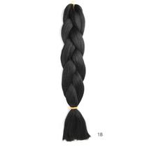 Extensões de cabelo Jumbo Box Braids Synthetic Afro 60cm