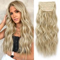 Extensões de cabelo KookaStyle Beach Blonde sintéticas 50 cm 4 unidades