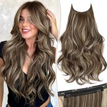 Extensões de cabelo KookaStyle Invisible Wire Long Wavy 50cm