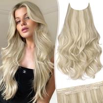 Extensões de cabelo KookaStyle Invisible Wire Long Wavy Light Brown
