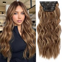 Extensões de cabelo KookaStyle Long Wavy Honey Blonde 50 cm, 4 unidades