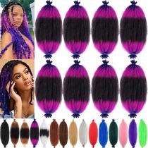 Extensões de cabelo Kossys Springy Afro Twist 24 polegadas 49 x8