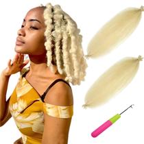 Extensões de cabelo KYNLEY 613 Marley Hair 30cm, 2 pacotes para cabelos macios Extensões de cabelo KYNLEY 613 Marley Hair 30cm, 2 pacotes para cabelos macios
