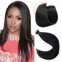 Extensões de cabelo Licoville Yaki Straight Tape em 50cm 50g Extensões de cabelo Licoville Yaki Straight Tape em 50cm 50g