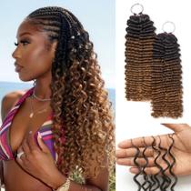 Extensões de Cabelo LUVME Deep Wave 41 cm 260 g Balayage