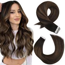 Extensões de cabelo Moresoo Tape em Ombre 14 polegadas 2 /6/2 50g x20