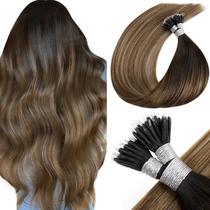 Extensões de cabelo Nano Bead LaAvoo Human Hair Balayage 50g