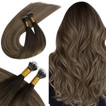Extensões de cabelo Nano Bead Ugeat Human Hair 56cm 50g 50s
