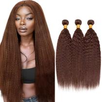 Extensões de cabelo NiegMeag Yaki Straight Chocolate Brown 50-60cm Extensões de cabelo NiegMeag Yaki Straight Chocolate Brown 50-60cm