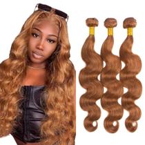 Extensões de cabelo Nuailisex Body Wave Color 30 50-75cm