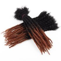 Extensões de Cabelo Orientfashion 20 cm Cacheadas de Cabelo Humano Afro Kinky Dreadlocks