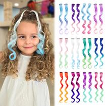 Extensões de cabelo Rainbow Clip-in Dreamlover Girls 24 unidades Extensões de cabelo Rainbow Clip-in Dreamlover Girls 24 unidades