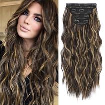 Extensões de cabelo REECHO HE001 Cabelo sintético natural feminino Extensões de cabelo REECHO HE001 Cabelo sintético natural feminino
