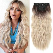 Extensões de cabelo REECHO HE001 Natural Sintético 200g