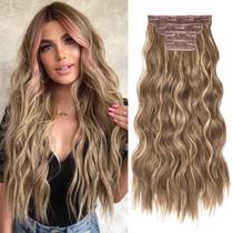 Extensões de cabelo REECHO HE001 sintéticas naturais para mulheres Extensões de cabelo REECHO HE001 sintéticas naturais para mulheres