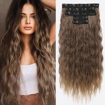 Extensões de cabelo REECHO HE002 Ash Blonde 60 cm de comprimento 240 g 5 unidades
