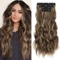 Extensões de cabelo REECHO HE003 Clip em 60 cm 200 g sintético