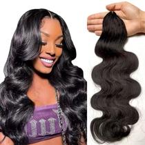 Extensões de cabelo sem nós de crochê Body Wave 14 polegadas 120g Extensões de cabelo sem nós de crochê Body Wave 14 polegadas 120g