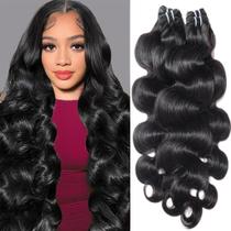 Extensões de Cabelo Silky Longess 20-26" Body Wave 4 Pacotes Extensões de Cabelo Silky Longess 20-26" Body Wave 4 Pacotes