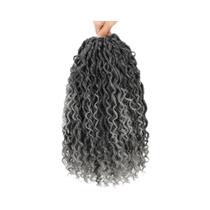 Extensões De Cabelo Sintético De 14 Polegadas Com Tranças Falsas E Pontas Cacheadas Para Mulheres