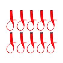 Extensões De Cabelo Sintético Longas E Retas De 22 Polegadas Com Clips Coloridos Para Festas Para