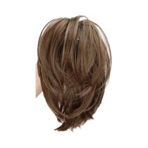 Extensões De Cabelo Sintético Para Mulheres, Scrunchies Para Coque Bagunçado, Rabo De Cavalo Curto E