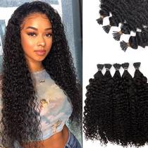 Extensões de cabelo Smartinnov Kinky Curly I Tip 45cm 50g Extensões de cabelo Smartinnov Kinky Curly I Tip 45cm 50g