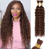 Extensões de cabelo SOYI HAIR Chocolate Brown Water Wave 16in Extensões de cabelo SOYI HAIR Chocolate Brown Water Wave 16in