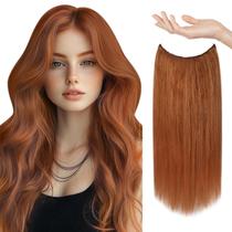 Extensões de cabelo Sunny 80g Copper Invisible Wire Human Hair