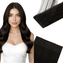 Extensões de cabelo Sunny Hair Invisible Darkest Brown 50g Extensões de cabelo Sunny Hair Invisible Darkest Brown 50g