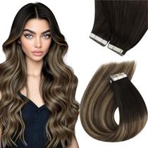 Extensões de cabelo Sunny Hair Tape em cabelo humano real 50g Extensões de cabelo Sunny Hair Tape em cabelo humano real 50g
