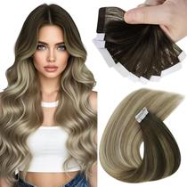Extensões de cabelo Sunny Hair Tape em cabelo humano real de 18 polegadas