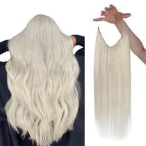 Extensões de cabelo Sunny Invisible Wire Platinum Blonde 80g