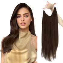Extensões de cabelo Sunny Wire Brown Human Hair 80g 40cm