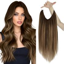 Extensões de cabelo Sunny Wire Real Human Hair Fish Line Extensões de cabelo humano Extensões de fio invisíveis de marrom escuro a loiro caramelo com reflexos castanhos escuros 4 /27/4 24 polegadas Extensões de cabelo Sunny Wire Real Human Hair Fish Line Extensões de cabelo humano Extensões de fio invisíveis de marrom escuro a loiro caramelo com reflexos castanhos escuros 4 /27/4 24 polegadas