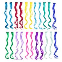 Extensões de cabelo SWACC Colored Party Highlights 22 unidades