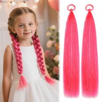 Extensões de cabelo TASHEEMA Hot Pink Ponytail 20 cm, 2 pacotes Extensões de cabelo TASHEEMA Hot Pink Ponytail 20 cm, 2 pacotes