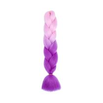 Extensões De Cabelo Trançado Jumbo DIY Afro Ombre De 24 Polegadas, Cabelo Sintético Para Crochê Para