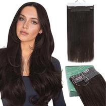 Extensões de cabelo Ugeat 50cm 95g Dark Brown Remy Human Hair