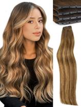 Extensões de cabelo WIGNEE 20" Double Invisible PU OVO Honey Blonde 2 unidades