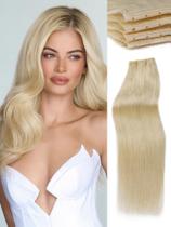 Extensões de cabelo WIGNEE Blonde 36 cm 2 peças Micro Bead