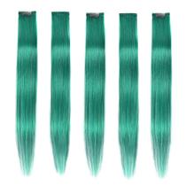 Extensões de cabelo Winsky Teal Clip em cabelo humano 18" e 5 peças