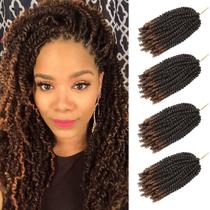 Extensões de cabelo Yebo Spring Twist 30 Strands 8 polegadas 440g Extensões de cabelo Yebo Spring Twist 30 Strands 8 polegadas 440g