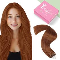 Extensões de cabelo YoungSee Micro Beads Copper 50g 20cm