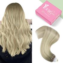 Extensões de cabelo YoungSee Micro Loop Real Human Hair 22cm