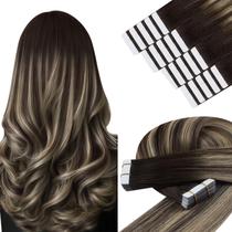 Extensões de cabelo YoungSee Tape em marrom escuro Ombre Ash Blonde Extensões de cabelo YoungSee Tape em marrom escuro Ombre Ash Blonde
